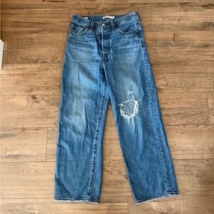 Levi’s Ribcage Straight Ankle Jeans – Size 27
